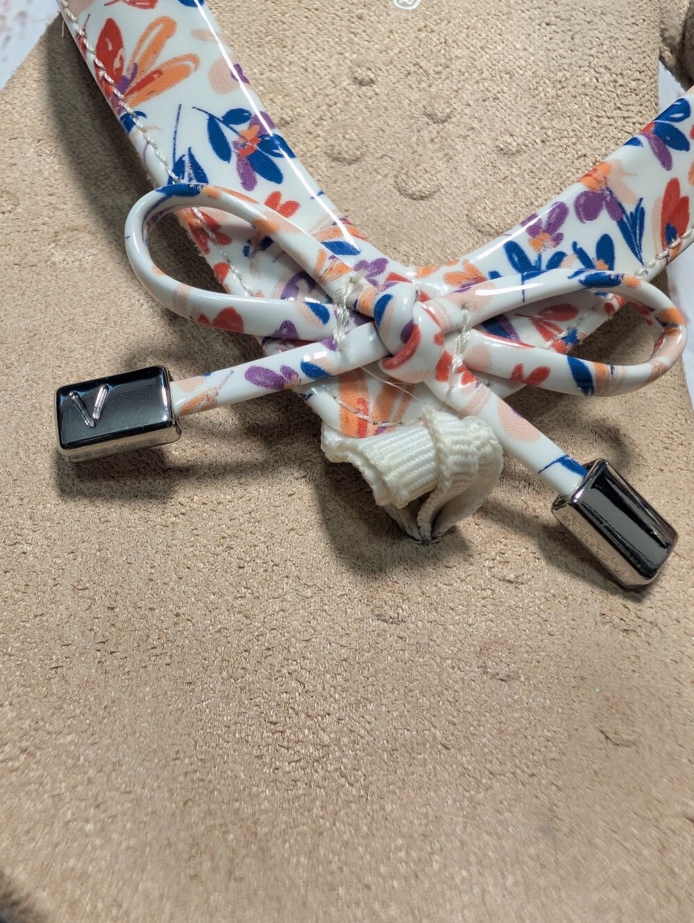 Vionic Women's Bella Floral Print Bow Toe-Post Sandals Size 7.5 - Picture 12 of 12